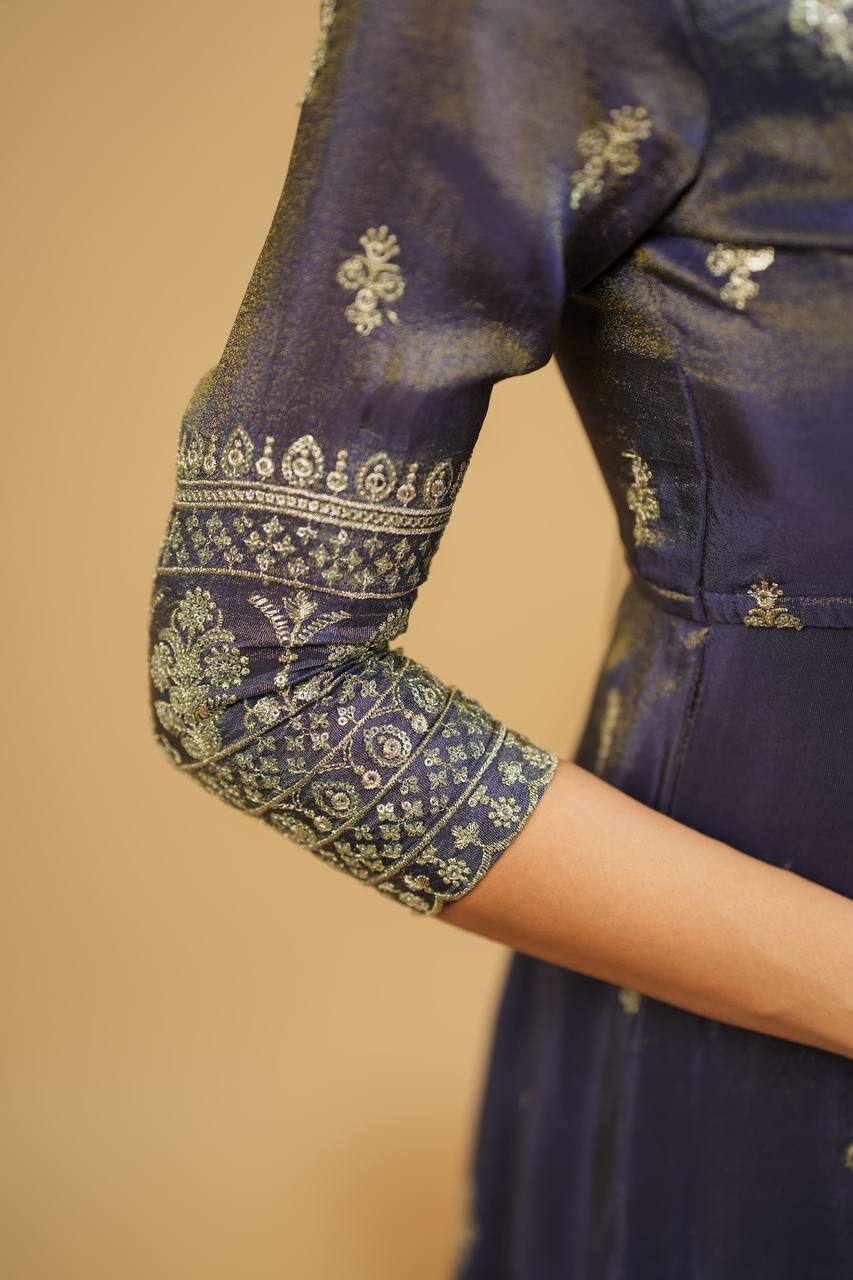 Luxury Designer Anarkali Suit with Thread and Sequin Embroidery – Made for Deserving Women