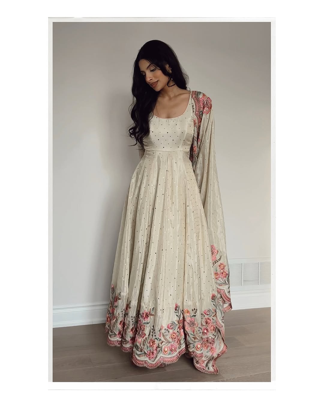Nargish Heavy Pure Vichitra Silk Gown