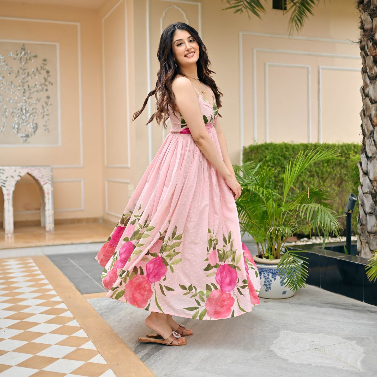 Nargis Hazel Harmony Dress - 012