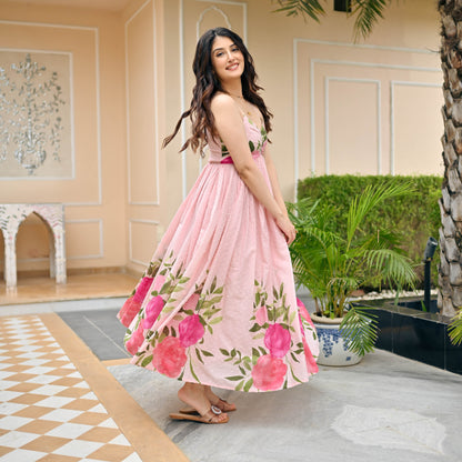 Nargis Hazel Harmony Dress - 012